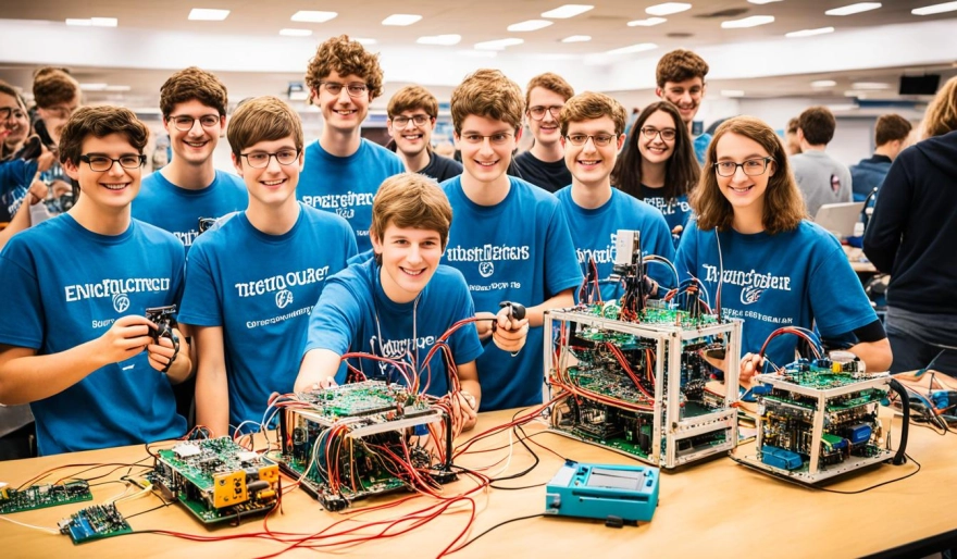 High school robotics team builds world's smallest, cheapest network switch